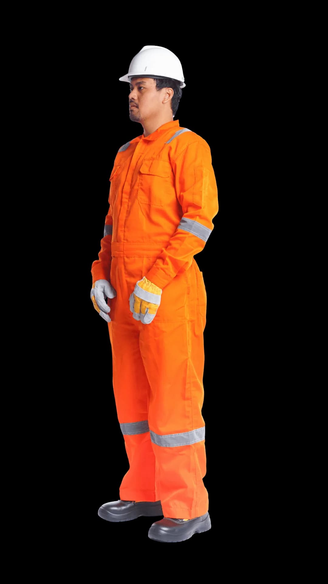 Coverall Industri - plain industrial workwear without printed branding