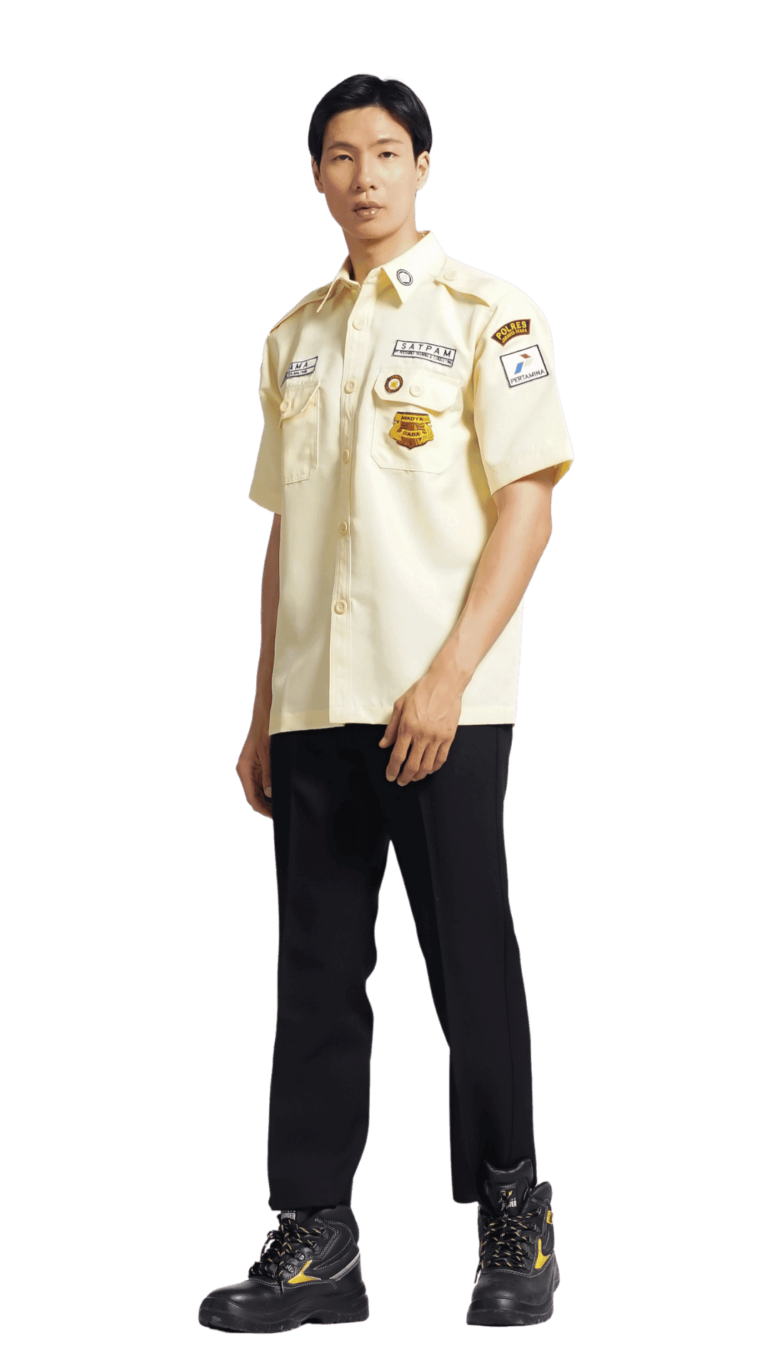 Seragam Kerja - plain industrial workwear without printed branding